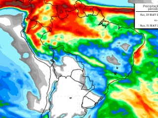Precipitação 10 dias 15/05