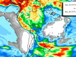 Precipitação 12/10 - 20/10