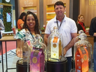José da Silva e Luciene da Silva - Cafeicultores de Pedralva-MG - Semana internacional do café - 2019