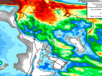 Precipitação 10 dias 18/05