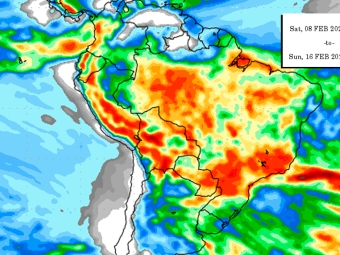 Precipitação 10 dias 31/01