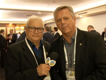 João Batista Olivi e Bartolomeu Braz Pereira - Presidente da Aprosoja Brasil (Congresso Abag 2019)