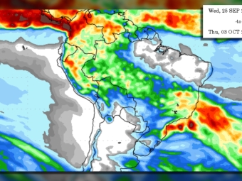17/09/2019 - Precipitation Outlook for South America - 16:9