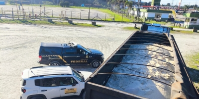 Mapa e Polícia Federal apreendem 48 toneladas de açúcar com suspeita de adulteração no Porto de Paranaguá (PR)