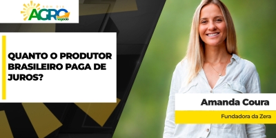 Com juro real perto de 10%, produtor precisa de retorno de margem de dois dígitos apenas para pagar juros