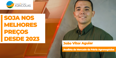 Preços da soja no Brasil são os melhores desde 2023; atenção às vendas produtor