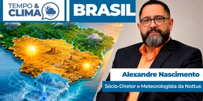Previsão do tempo para todo o Brasil em 08-07-2026