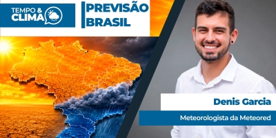 Previsão do tempo para todo o Brasil