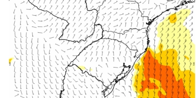 Novo ciclone ameaça o Sul com chuva forte e rajadas de até 100 km/h