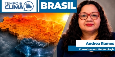 Chuva e risco de temporais no Sul contrastam com calor de até 40°C no Centro-Oeste