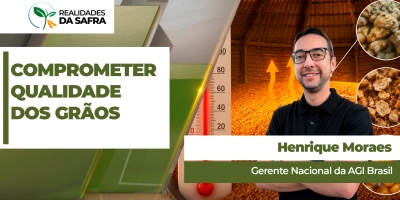 Temperaturas elevadas podem comprometer a qualidade dos grãos dentro dos silos