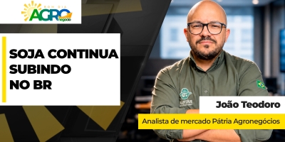 Preços da soja continuam subindo no Brasil e safra já acumula R$ 16/sc de ganho em quatro meses, reforçando oportunidades