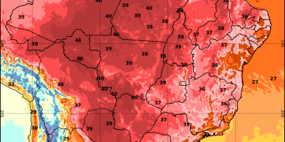 Veranico mantém calor e seca no interior, enquanto chuva ganha força no Sul
