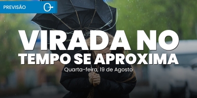Calor e ar seco dominam o interior antes da chegada da frente fria | Previsão do tempo 19/08/2026