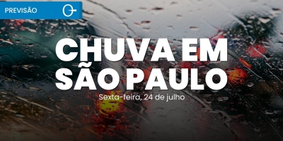 Frente fria avança pelo Sudeste e aumenta a chuva em São Paulo | Previsão do Tempo 24/07/2026