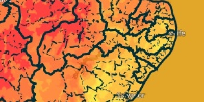 Nordeste entra em alerta para calor extremo e baixa umidade
