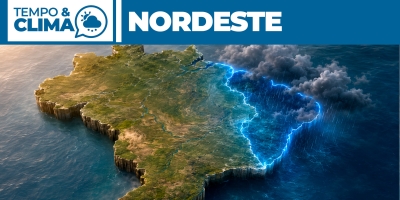 Previsão do temp para a região Nordeste 08-07-2026