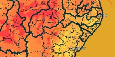 Calor extremo e seca persistente preocupam o Matopiba; chuva segue restrita ao litoral do Nordeste