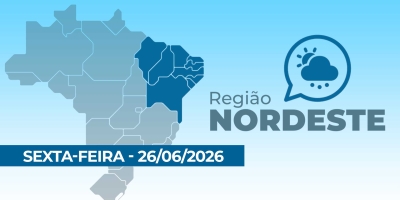 Previsão do temp para a região nordeste do país. Acompanhe.