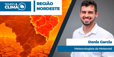 Chuvas diminuem no litoral e calor segue intenso sobre o Matopiba e interior do Nordeste