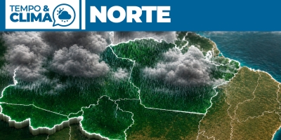 Previsão do tempo para a região Norte - 09-07-2026