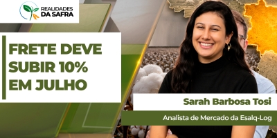 Custo do frete volta a subir com avanço da colheita do milho e deve aumentar 10% em julho