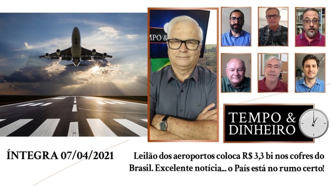 Leilão dos aeroportos coloca R$ 3,3 bi nos cofres do Brasil. O País está no rumo certo!