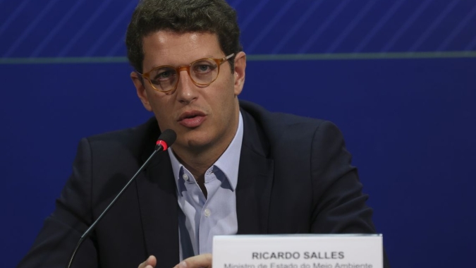 Brasil precisa de US$ 10 bi/ano do exterior para diminuir emissões de carbono, diz Ricardo Salles