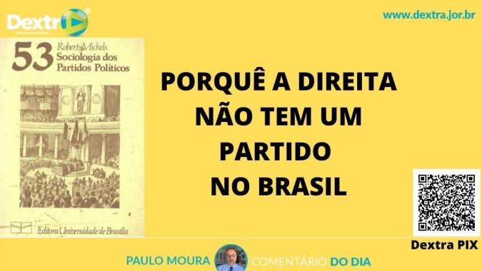 Porquê a direita não tem um partido no Brasil, análise por Paulo Moura, cientista político do canal Dextra