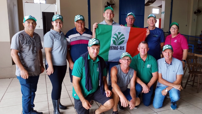 Agricultores de Vera Cruz mobilizados em defesa do Proagro e de mais apoio aos produtores