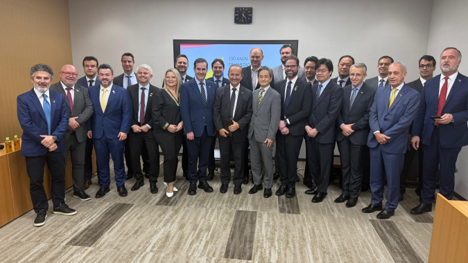 Governador reforça pedido para abertura de mercado de carne bovina para autoridades japonesas e embaixada brasileira