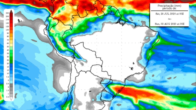 Inmet monitora chegada de nova onda de frio para o final de julho; intensidade e risco de geada estão sendo avaliados