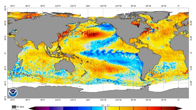 Em atualização divulgada nesta 5ª, NOAA confirma 87% de chance de La Niña entre dezembro e fevereiro