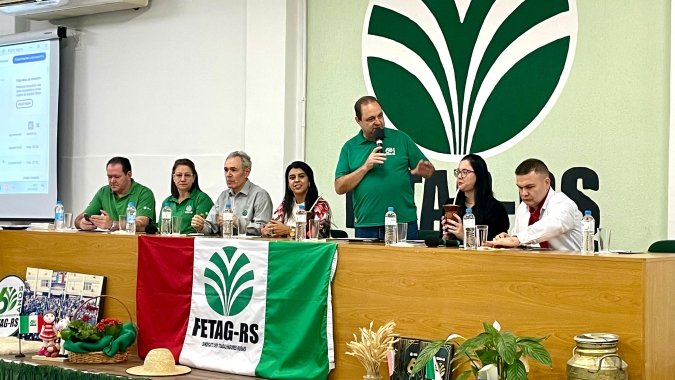 STR Casca participou da Assembleia da Fetag-RS