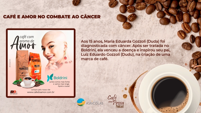 Reprise: Café e amor no combate ao câncer, com Maria Eduarda (Duda) e Luiz Eduardo (Dudu) Gozzoli