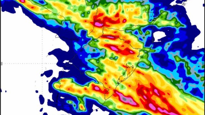 Inmet: Quinta-feira terá tempestade com ventania e risco de granizo em toda região sul do Brasil