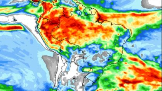 Previsão: NOAA indica mais uma semana de tempo seco no Brasil Central