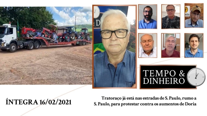 Tratoraço está de novo nas estradas, agora rumo a S. Paulo, para protestar contra João Doria