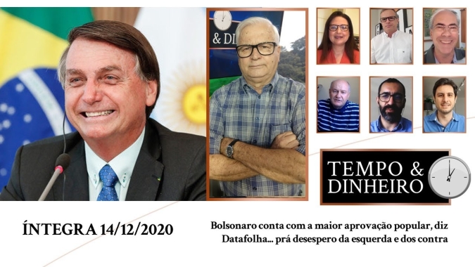 Prá desespero da esquerda e dos contra, Bolsonaro conta com a maior aprovação popular, diz Datafolha
