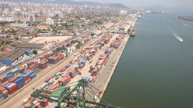 Nesta terça (18), áreas do Porto de Santos terão desligamento de energia