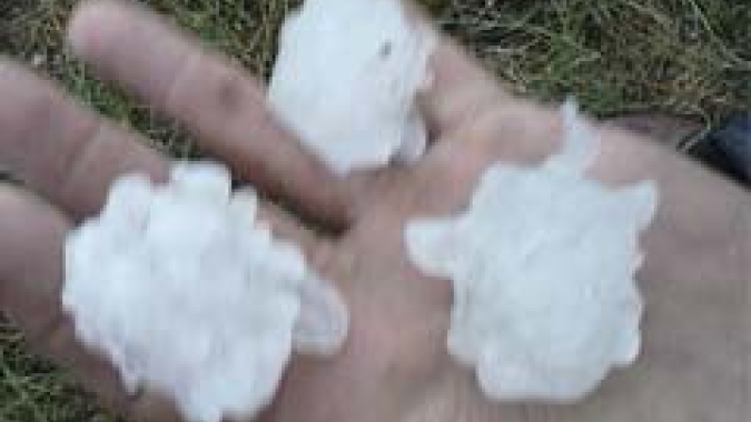 Granizo de setembro causou danos pontuais nas lavouras de SC