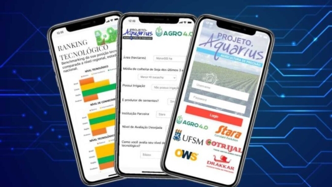 Projeto Aquarius lança novo site e plataforma que mede  a digitalização de sojicultores