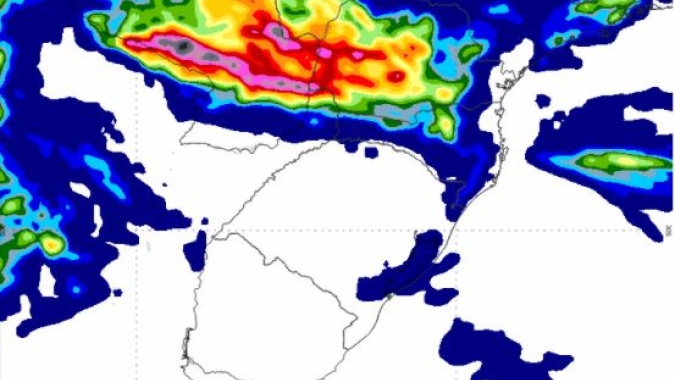Inmet: Previsão é de tempestade intensa no Paraná nesta 6ª; chuvas chegam com intensidade para o Brasil Central