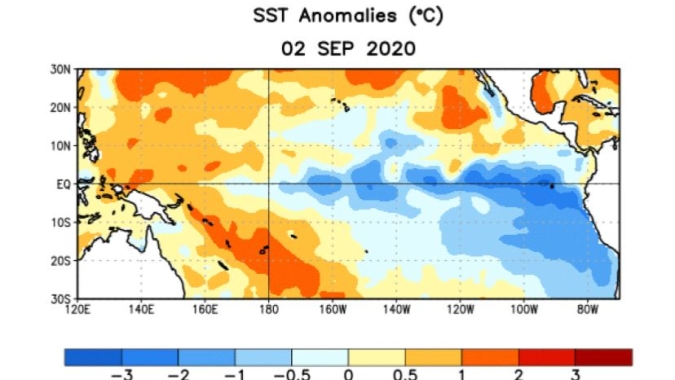 NOAA confirma retorno do La Niña ainda este ano; pico deve acontecer entre novembro e janeiro