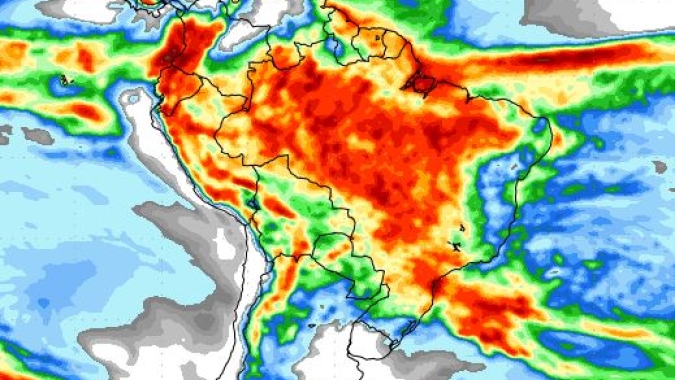 Chuvas não darão trégua pro Mato Grosso, enquanto o Sul do País precisa de água urgente!