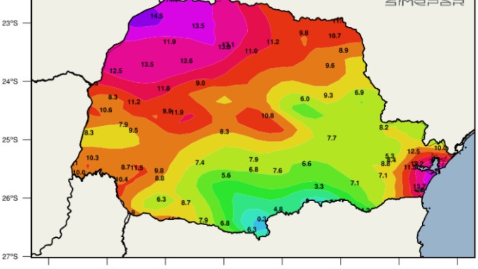 Confirmando entrada do frio, Paraná registra temperaturas de 0.3ºC nesta madrugada