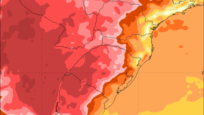Temperaturas sobem ainda mais no RS nas próximas 48 horas e previsão não indica chuvas