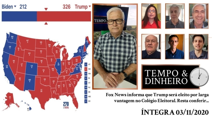 Analista da Fox News informa que Trump será eleito por larga vantagem no Colégio Eleitoral. Resta conferir...