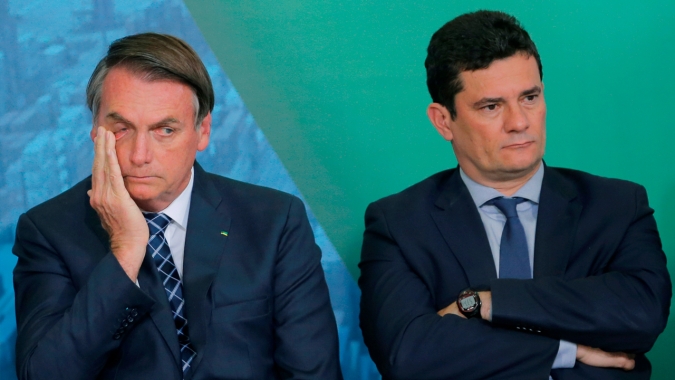 Bolsonaro chama Moro de "Judas" e diz: 'Ninguém vai querer dar o golpe para cima de mim, não'