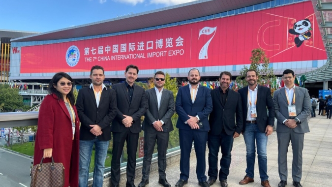 Delegação da Aprosoja MT participa da CIIE, a maior feira de importação da China
